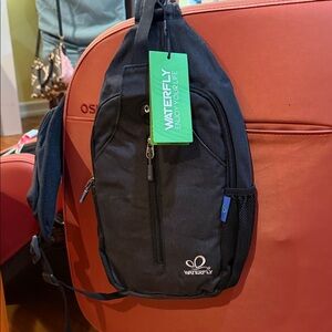 Black Sling Bag for Men